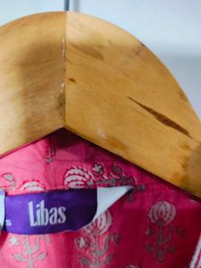 Peach Printed Kurta (Women&#39;s)