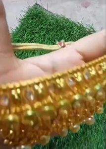 Gold Tone Indian Bridal Necklace