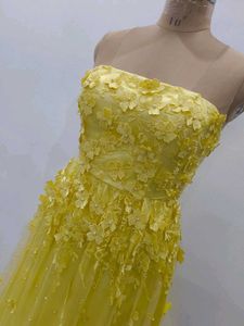 Yellow Floral Gown