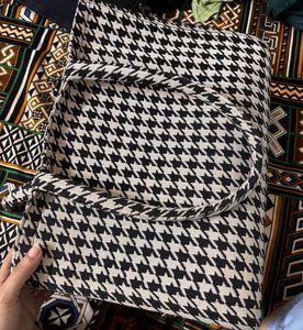 Houndstooth Tote Bag