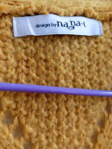 Mustard Knit Cardigan