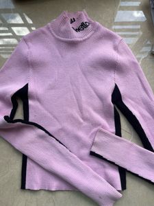 Cute Pink Knit Top