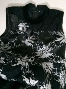 Black Frock But With One Flaws