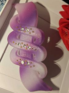 Stylish Purple Hair Clip