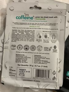 mCaffeine Sheet Mask Set(fixed Price )