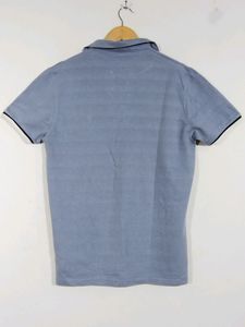 Profy Grey Collar Neck T-Shirt (Men)