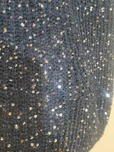 Sparkly Navy Blue Top