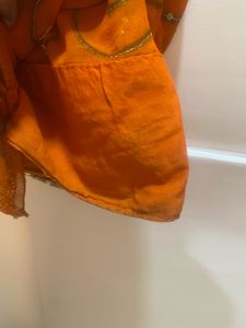 Orange Designer Saree