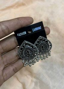 Oxidised Jhumka Earrings✨