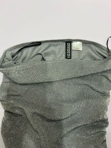 Silver &amp; Purple Tube Top