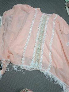 Kaftan Work Top With Lace