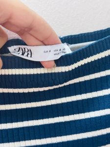 Striped Knit Top