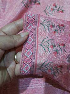 Pink Floral Kurta