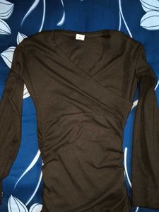 Brown Bodycon Long Sleeve Dress