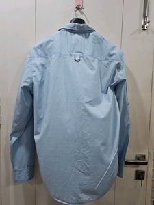 Mufti Blue Casual Shirt