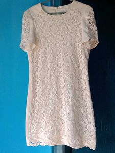 Elegant White Lace Dress