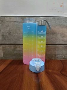 Gradient Water Bottle Set Of 2 (900ml &amp; 300ml)