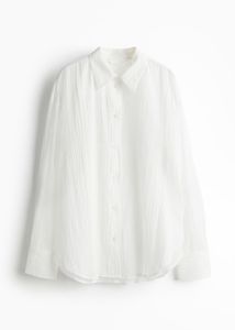 H&amp;M Oversized White Shirt