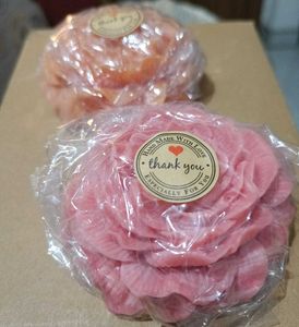 Peony Bloom Candles_ Combo( Set of 2 )