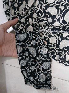 Black Kurti (with sleeve)