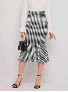 Black And White Skirt