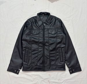 Black Faux Leather Jacket