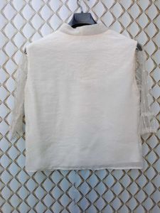 New With Tag Beige Bow Korean Premium Top