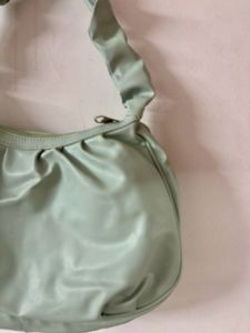 cute seagreen colour bag