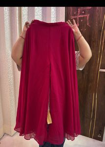 Luxe Sharara with huge flare bottoms
