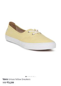 Vans Unisex Yellow Sneaker