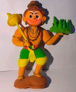 Shiv, Hanuman Ji And Saraswti Mata