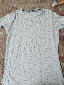 Printed Grey T-shirt
