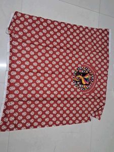 Maroon Printed Saree