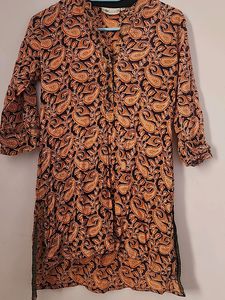 Westside Short Kurti bagru Print