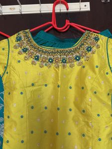 Yellow Kurti Suit Set