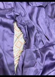 Satin Dark Levender Coloured Dress