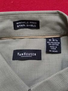 Van Heusen Shirt TWICE USED Dry washed and ready t