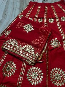 Red & Gold lehnga / poshak