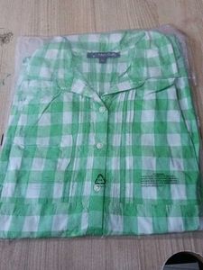✨Never Used ✨Allen Solly Green Checkered Top