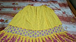 Colorful Flared Skirt