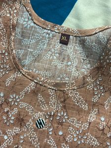 Floral Print Kurta Pant Set