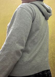 GAP Hoodie - Grey with Red Logo