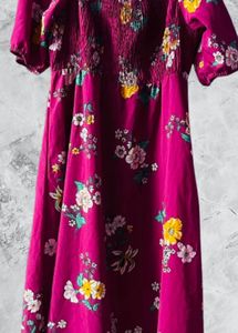 Floral Smocked Maxi Dress