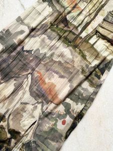 Abstract Print Midi Dress