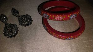 Beautiful Bangles and Earrings