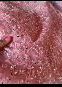 Pink Embellished Anarkali Dress