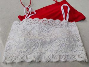Combo Bralette (Red&amp; White)
