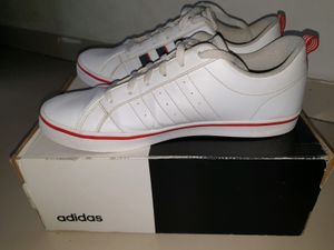 Adidas Vs Pace shoes white black red