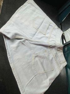 Light Wash Denim Shorts