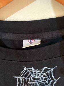 Black Spiderweb Long Sleeve Tee